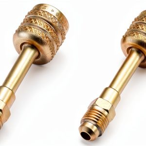Carbon Steel 1/4" Hose Adapter Generic Gold-0