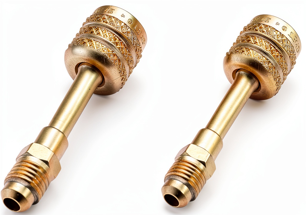 Installing carbon steel hose adapter on a car's AC system