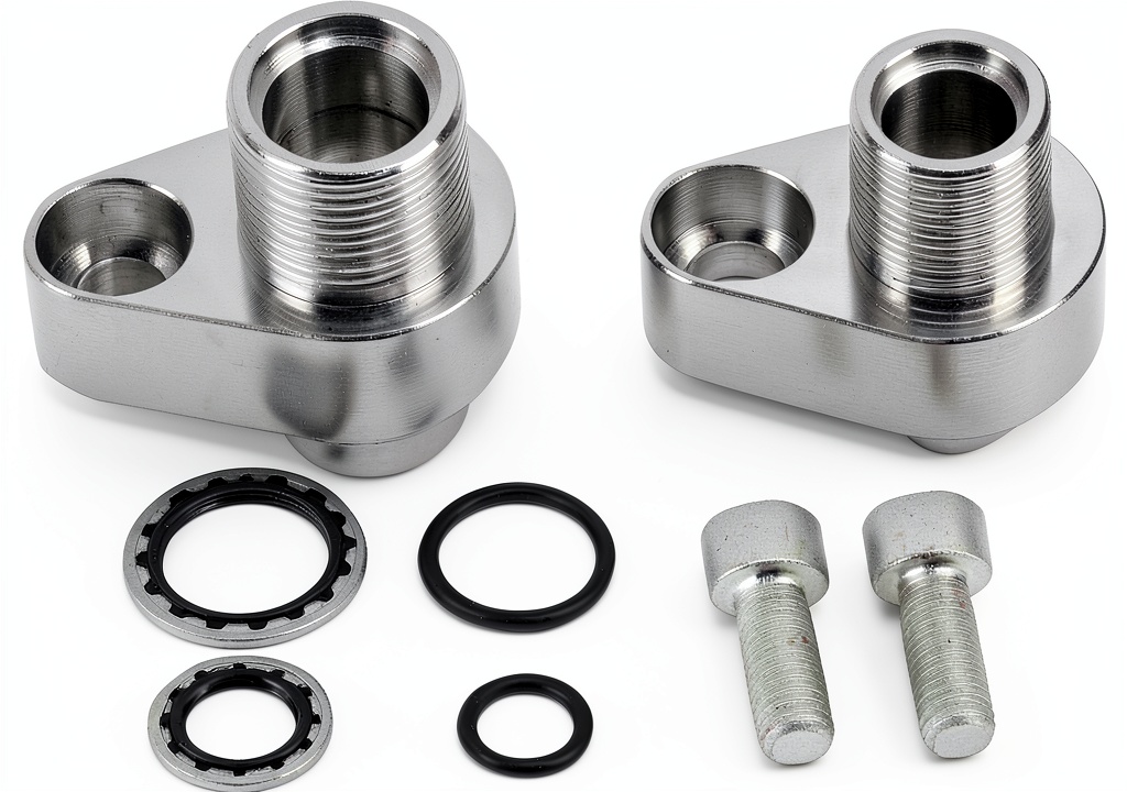 'Billet aluminum LS engine swap adapter'