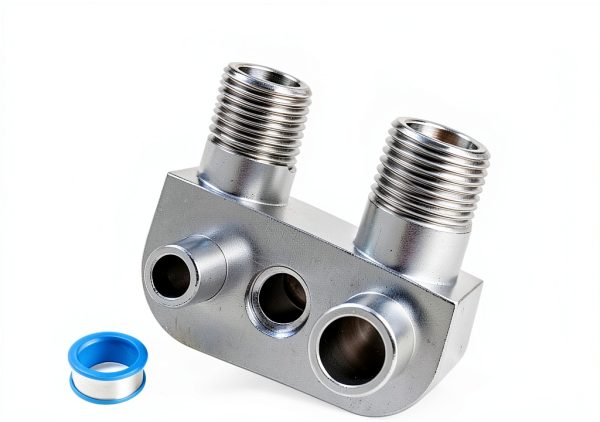 JasperAutopart Aluminum AC Line Compressor Adapter-3