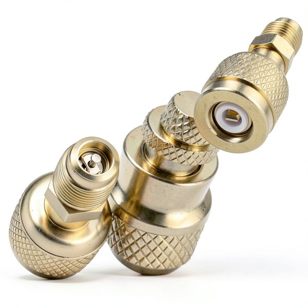 A2L Refrigerant Adapter SKTMH Brass 1/4" HVAC-2