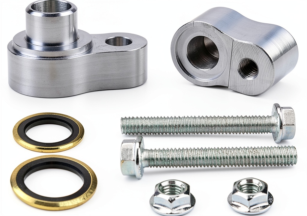 Stainless steel rear AC block off kit