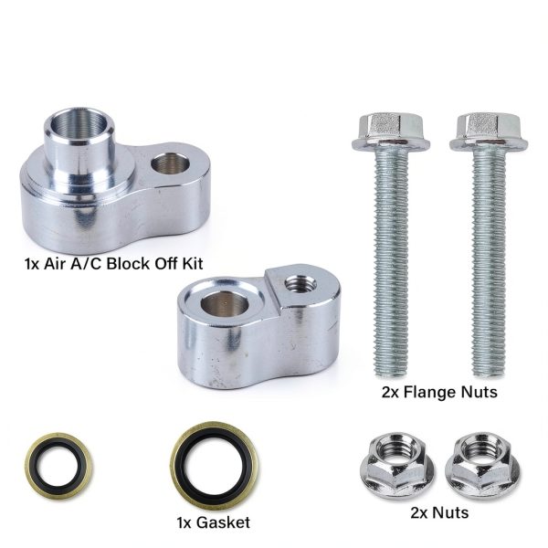 Stainless Steel Rear AC Block Off Kit TESHITVLOG-4