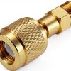 A2L Refrigerant Adapter SKTMH Brass 1/4" HVAC-0