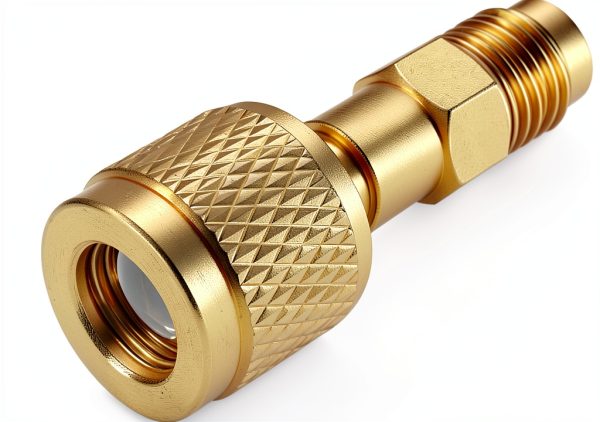 A2L Refrigerant Adapter SKTMH Brass 1/4" HVAC-0
