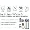 Stainless Steel Rear AC Block Off Kit TESHITVLOG-2