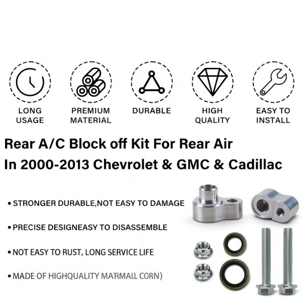 Stainless Steel Rear AC Block Off Kit TESHITVLOG-2