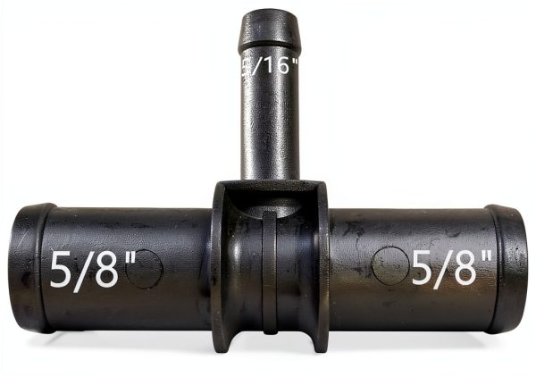 RideSerenity 3-Way Radiator Coolant Hose Connector Plastic-0