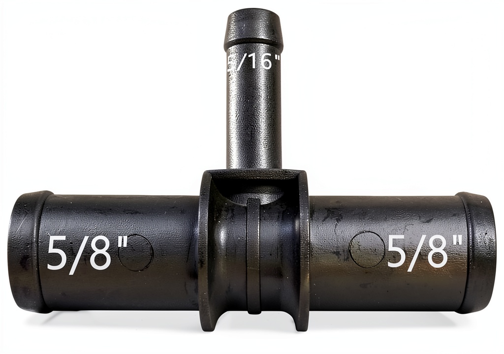 RideSerenity 3-Way Radiator Coolant Hose Connector