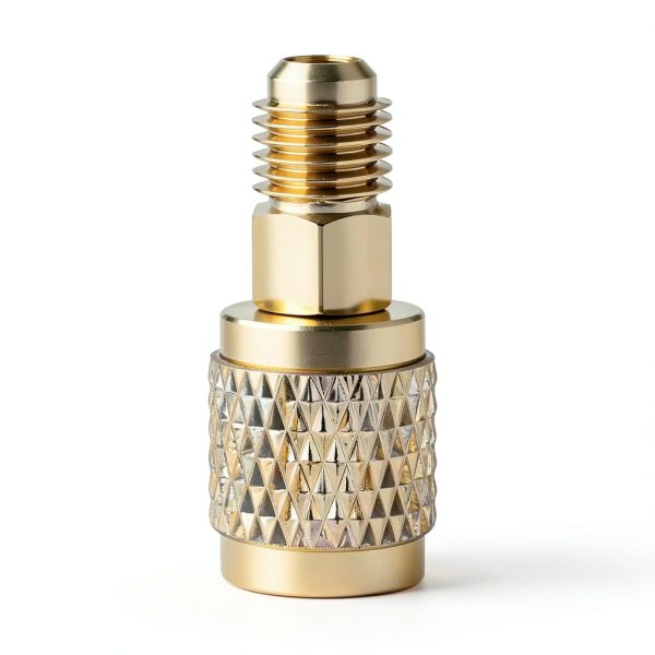 R32 Brass Refrigerant Adapter HINGTAI 1/4 Inch-2