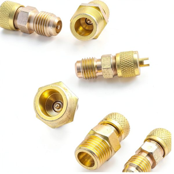 Tigbear Brass Tube Fitting 1/4 1/8 NPT Adapter-3