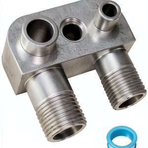 JasperAutopart Aluminum AC Line Compressor Adapter-0