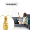 R32 R454B Brass Adapter by Fampery Gold 1/4in-4