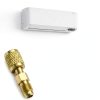 R32 Brass Refrigerant Adapter HINGTAI 1/4 Inch-5