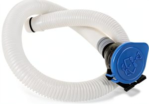 Windshield Washer Filler Tube KH866 Plastic White-0