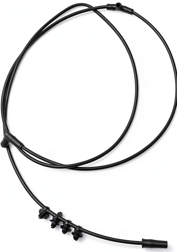 LIDSCURA washer hose installed on a Dodge Journey windshield