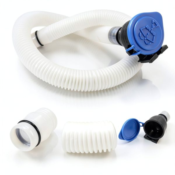 Windshield Washer Filler Tube KH866 Plastic White-2
