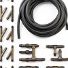 Tesnaao Windshield Washer Hose Kit 13ft Rubber with 30 Connectors-0