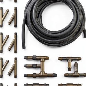 Tesnaao Windshield Washer Hose Kit 13ft Rubber with 30 Connectors-0
