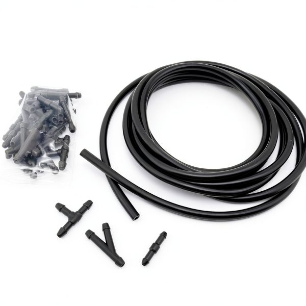Windshield Washer Hose Juxiamal Jus-4413F49 Black 3M Rubber Kit-6