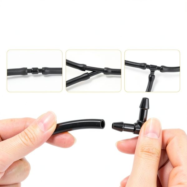 Windshield Washer Hose Meidier 4m Rubber Kit with 30 Connectors-2