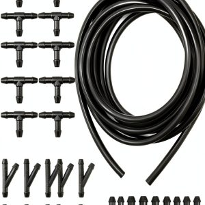 Windshield Washer Hose Juxiamal Jus-4413F49 Black 3M Rubber Kit-0