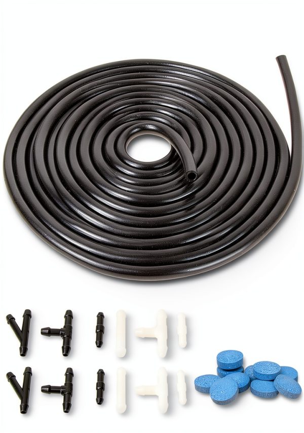 Awave Bloom Universal Windshield Washer Hose Kit 4M Black Rubber-7