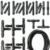 Windshield Washer Hose Kit YYTQP 1 Set Black Rubber Durable 5m-0