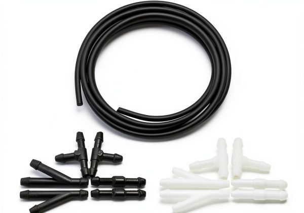 Windshield Washer Hose Moly Magnolia Black Rubber 157in Heavy Duty-0