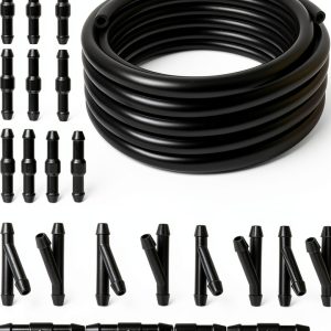 Windshield Washer Hose Meidier 4m Rubber Kit with 30 Connectors-0