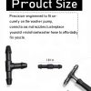 Windshield Washer Hose Moly Magnolia Black Rubber 157in Heavy Duty-1