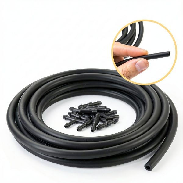 Windshield Washer Hose Meidier 4m Rubber Kit with 30 Connectors-3