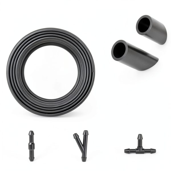 Windshield Washer Hose Meidier 4m Rubber Kit with 30 Connectors-1
