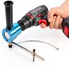 REXBETI Double Head Sheet Nibbler Metal Cutter, Quality Nibbler Drill Attachment for Straight Curve and Circle Cutting, Maximum 14 Gauge Steel-3