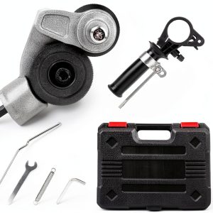 Upgraded Electric Drill Plate Cutter, Metal Nibble Drill Attachment, DIY Metal Drill Attachments,Sheet Metal Cutter for Cutting Iron, Still, Cooper, Aluminum-0