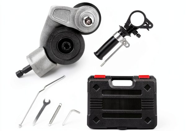 Upgraded Electric Drill Plate Cutter, Metal Nibble Drill Attachment, DIY Metal Drill Attachments,Sheet Metal Cutter for Cutting Iron, Still, Cooper, Aluminum-0