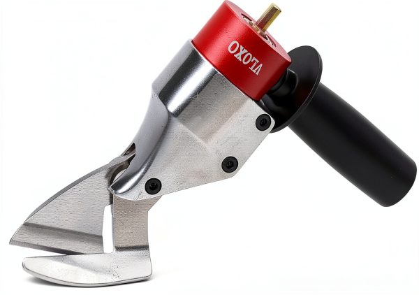 VLOXO Sheet Metal Cutter Drill Attachment Compatible with Multiple Models of Electric Drill, Heavy Metal Cutter for Cutting Iron and Aluminum The Drill Shear Attachment with 360 Degree Pivoting Handle-0