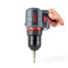 REXBETI Double Headed Sheet Metal Nibbler, Drill Attachment Metal Cutter with Extra Punch and Die, 1 Cutting Hole Accessory and 1 Step Drill Bit, Perfect for Straight Curve and Circle Cutting (Gold)-1