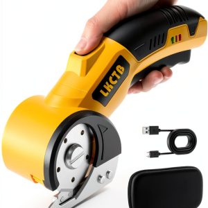 Electric Scissors, Cardboard Cutter, With LED Light, High-Efficiency Brushless Motor, 2000mAh Battery, Tungsten Steel Blade, Suitable for Cloth, Cardboard, Leather, Carpet-0