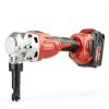 Cordless Metal Nibbler 16 Gauge Sheet Metal Cutter 1900RPM Brushless Motor | Replaced Blades for Cutting Aluminium, Stainless Steel, Plastic (With 2 4.0AH Battery, 1 additional cutter accessories)-2