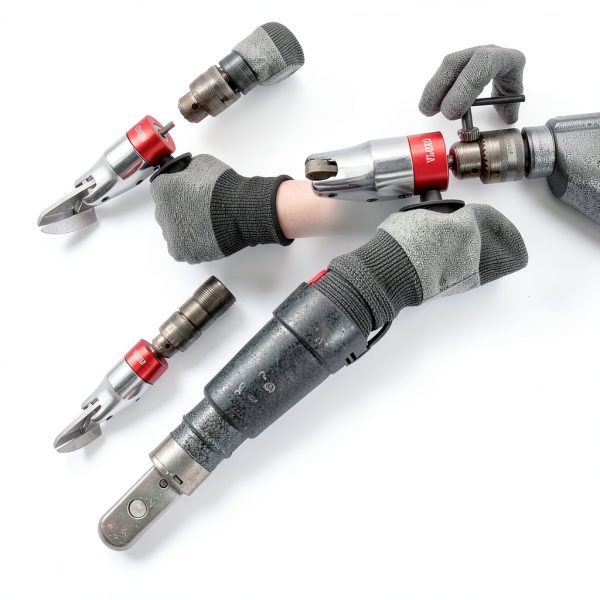 VLOXO Sheet Metal Cutter Drill Attachment Compatible with Multiple Models of Electric Drill, Heavy Metal Cutter for Cutting Iron and Aluminum The Drill Shear Attachment with 360 Degree Pivoting Handle-6