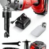Cordless Metal Nibbler 16 Gauge Sheet Metal Cutter 1900RPM Brushless Motor | Replaced Blades for Cutting Aluminium, Stainless Steel, Plastic (With 2 4.0AH Battery, 1 additional cutter accessories)-0