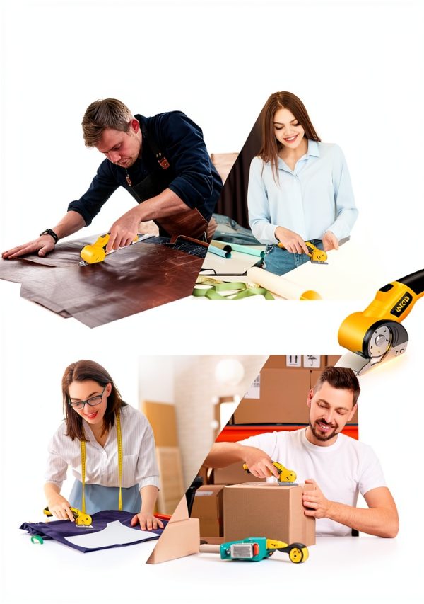 Electric Scissors, Cardboard Cutter, With LED Light, High-Efficiency Brushless Motor, 2000mAh Battery, Tungsten Steel Blade, Suitable for Cloth, Cardboard, Leather, Carpet-5
