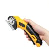 Cardboard Box Cutter Tool, Cordless Electric Scissors for Fabric, Box Cutter Electric 4V with Case, Extra Blade, Art Knife, Carving Knife for Carpet, Plastic, and Craft Projects-6